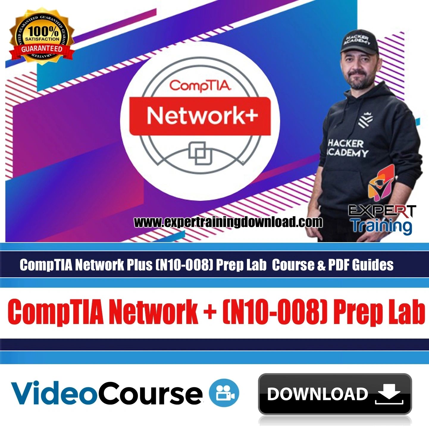 CompTIA Network Plus (N10-008) Prep Lab Course & PDF Guides - Expert ...