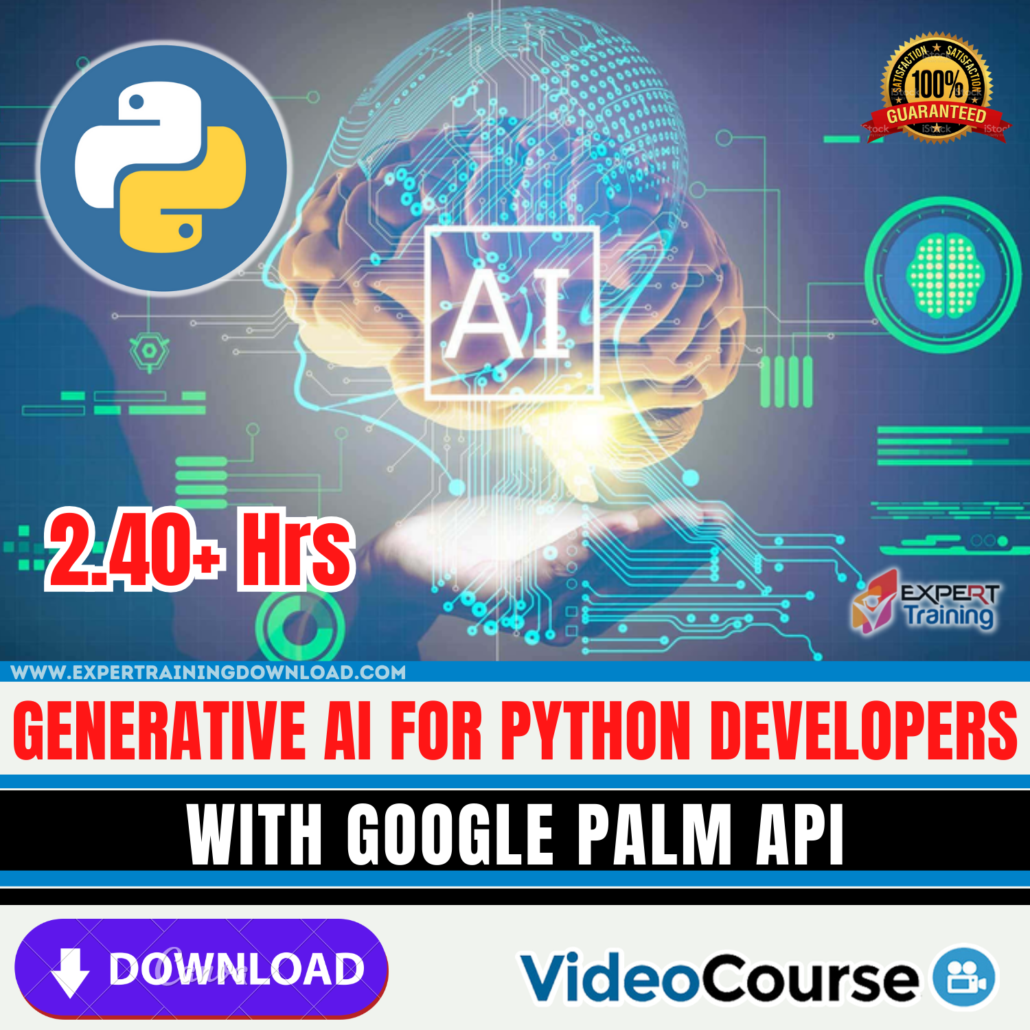 Generative AI for Python Developers with Google PaLM API - Expert Training