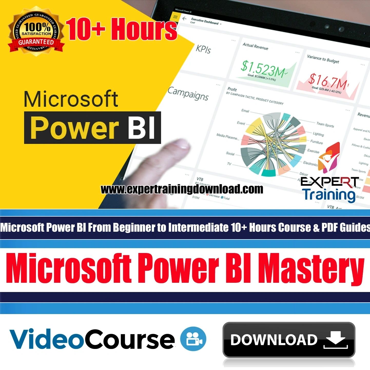Microsoft Power BI From Beginner to Intermediate 10+ Hours Course ...