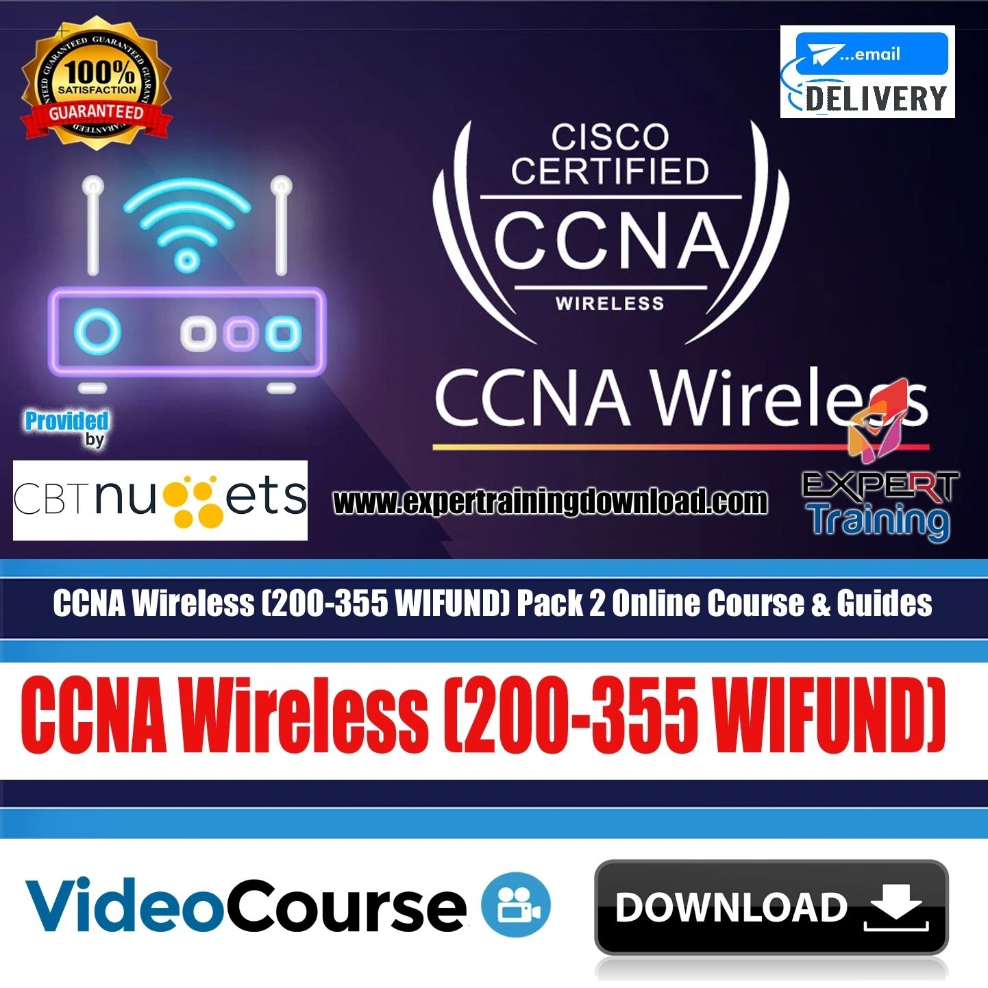 CCNA Wireless (200-355 WIFUND) Pack of 2 Online Course & PDF Guides