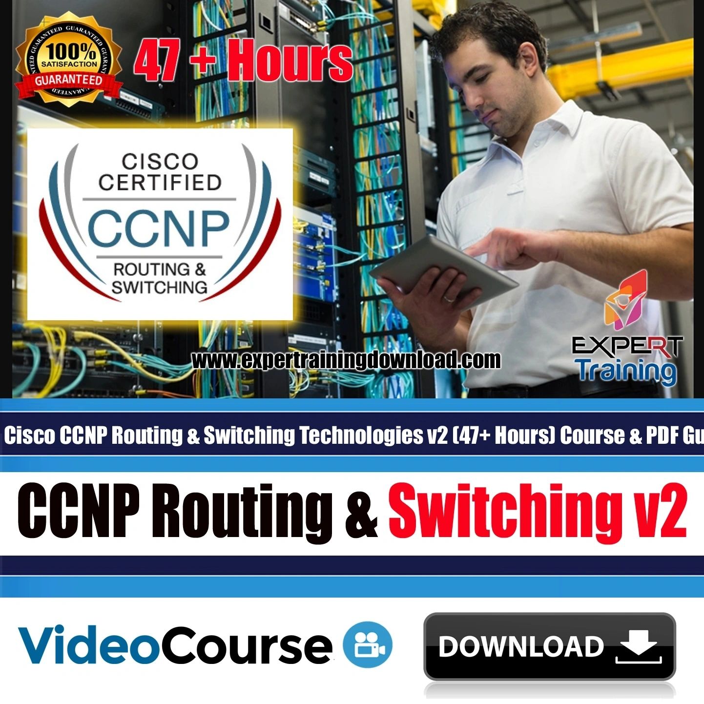 Cisco CCNP Routing & Switching Technologies v2 (47+ Hours) Course & PDF Guides