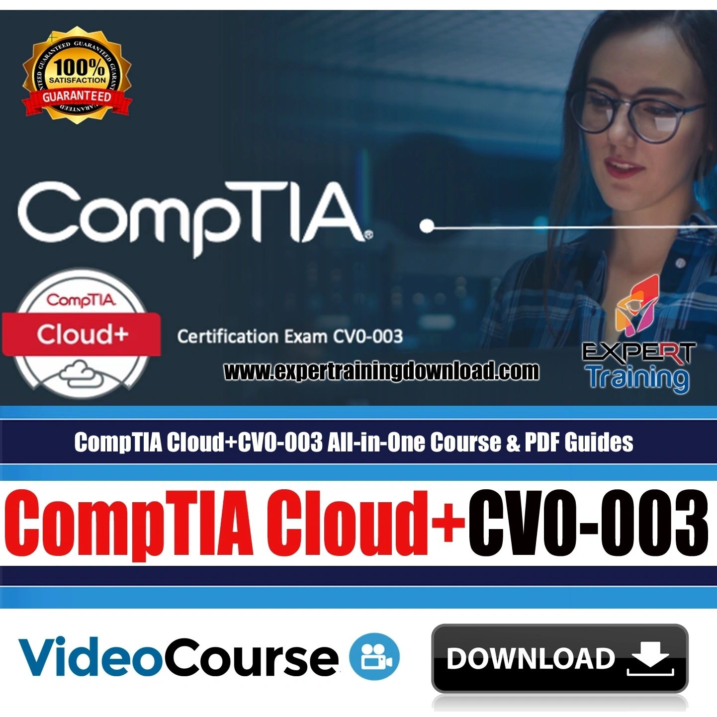 CompTIA Cloud+CV0-003 All-in-One Course & PDF Guides