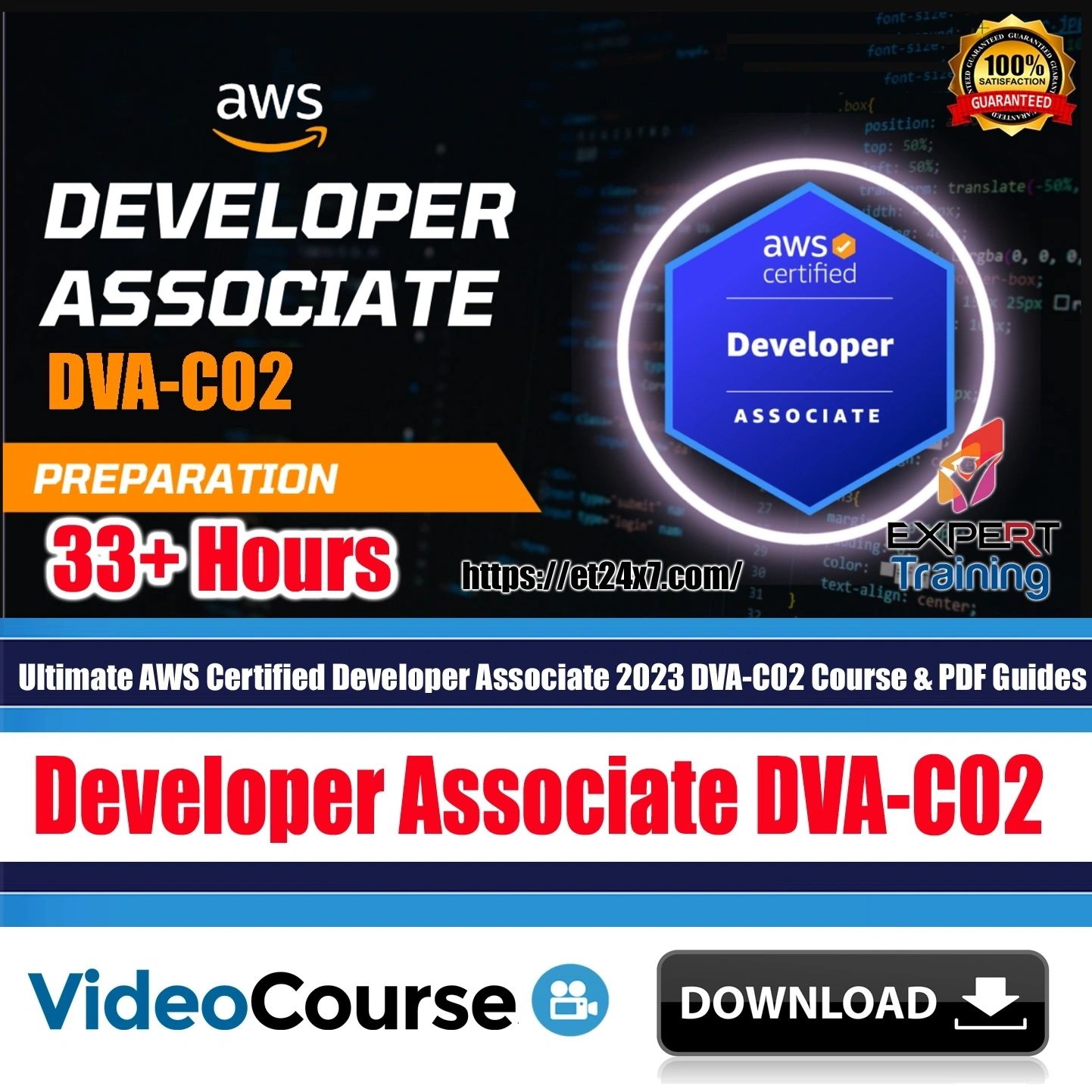 Ultimate AWS Certified Developer Associate 2023 DVA-C02 Course & PDF Guides