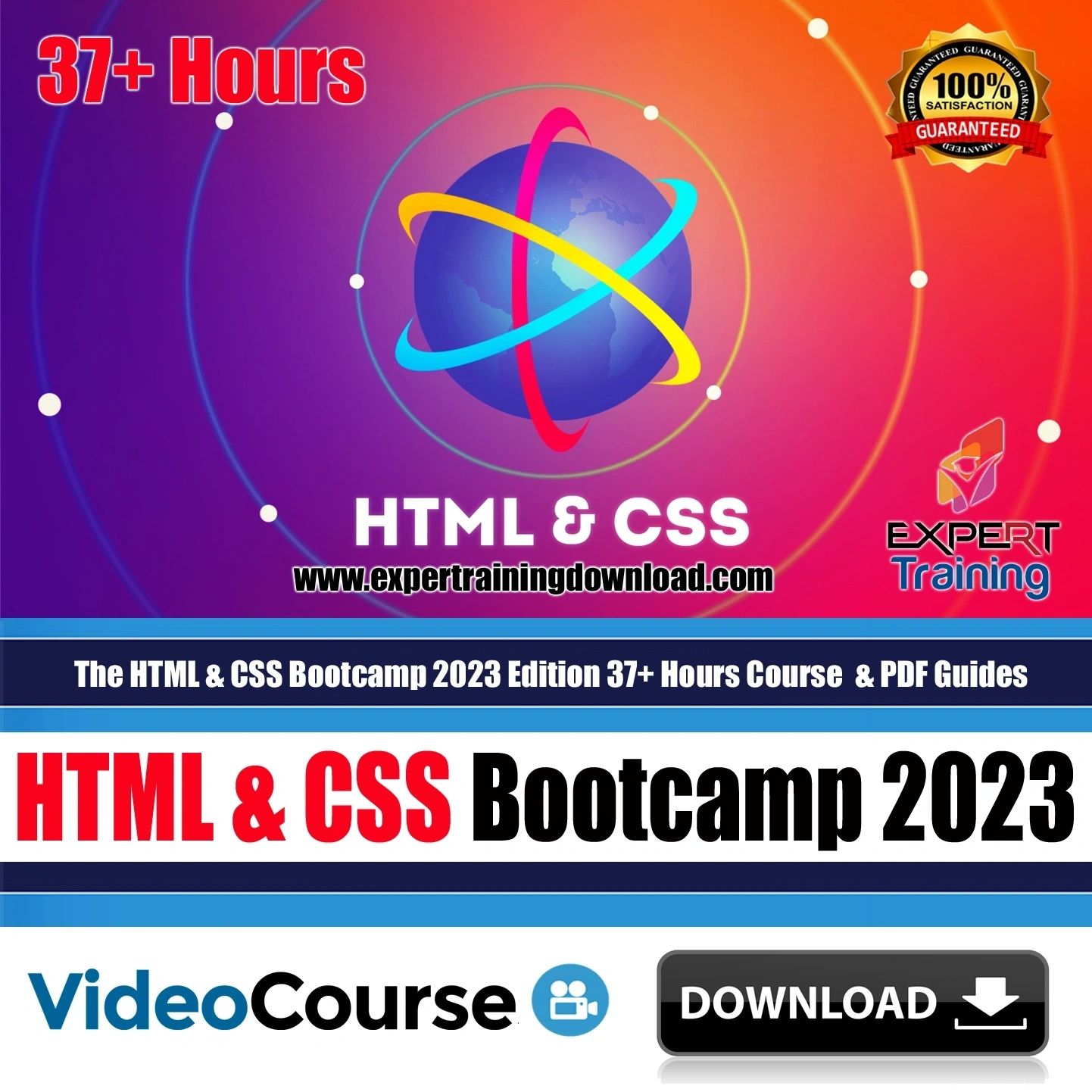 The HTML & CSS Bootcamp 2023 Edition 37+ Hours Course & PDF Guides