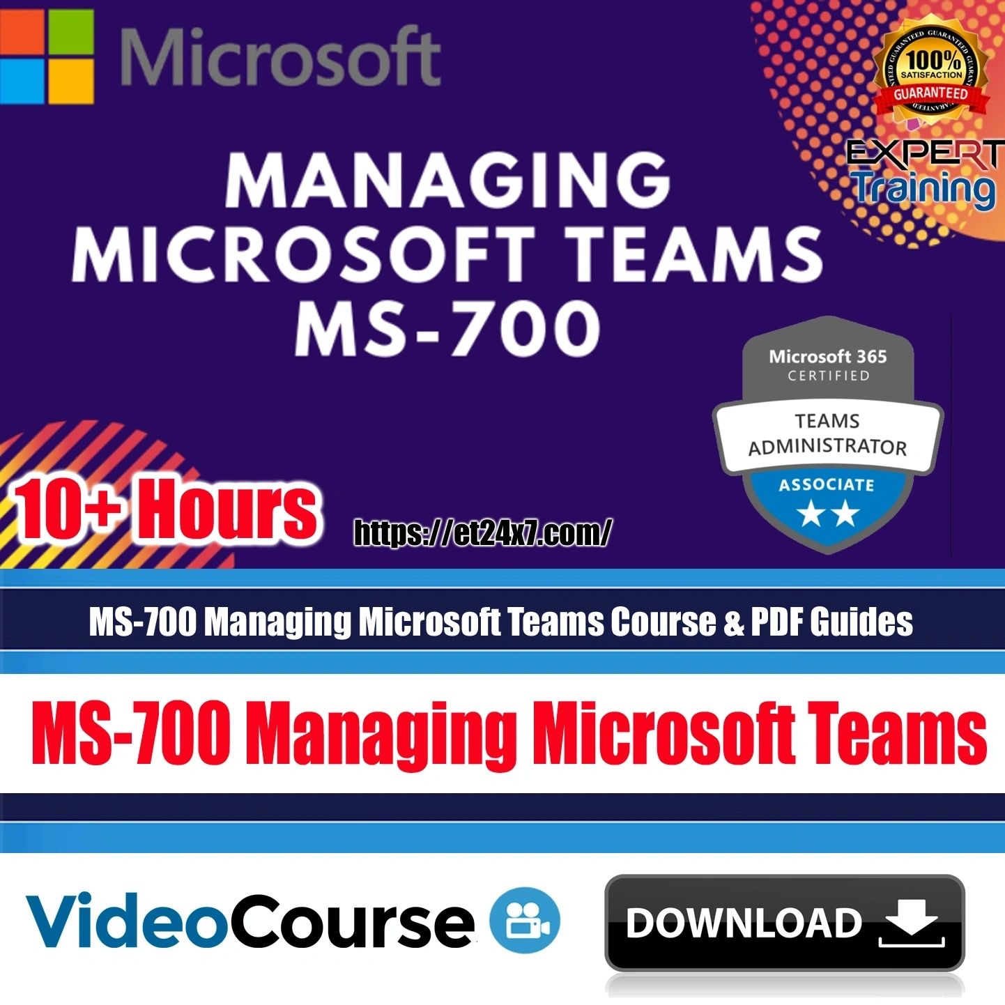 MS-700 Managing Microsoft Teams Course & PDF Guides