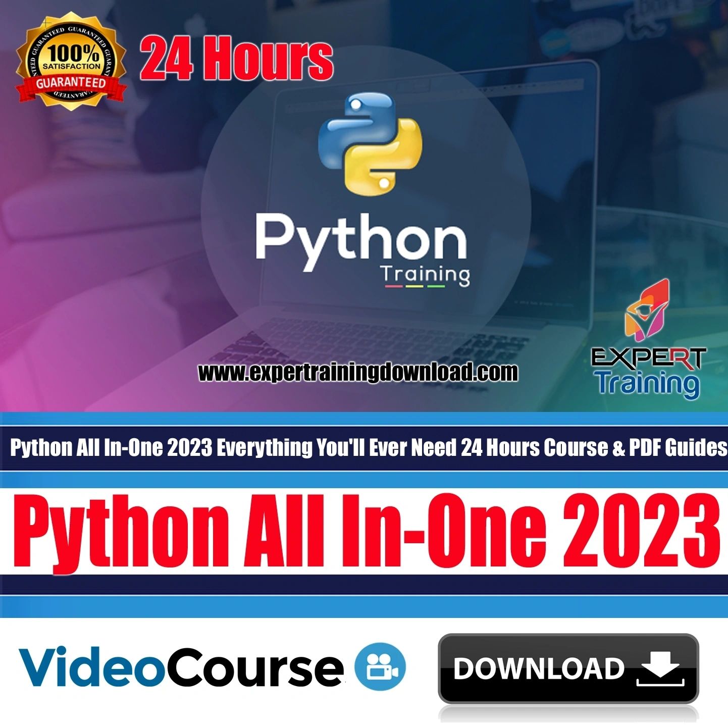 Python All In-One 2023 (24 Hours) Course & PDF Guides