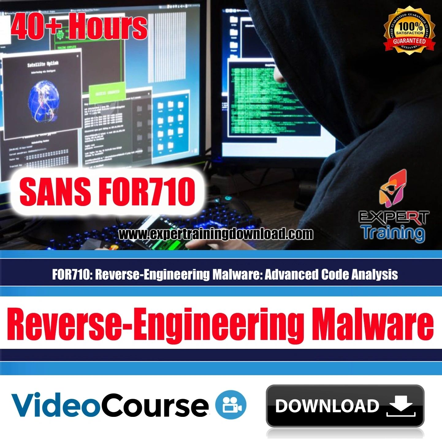 FOR710 Reverse-Engineering Malware Advanced Code Analysis (VOD, PDF, USB)