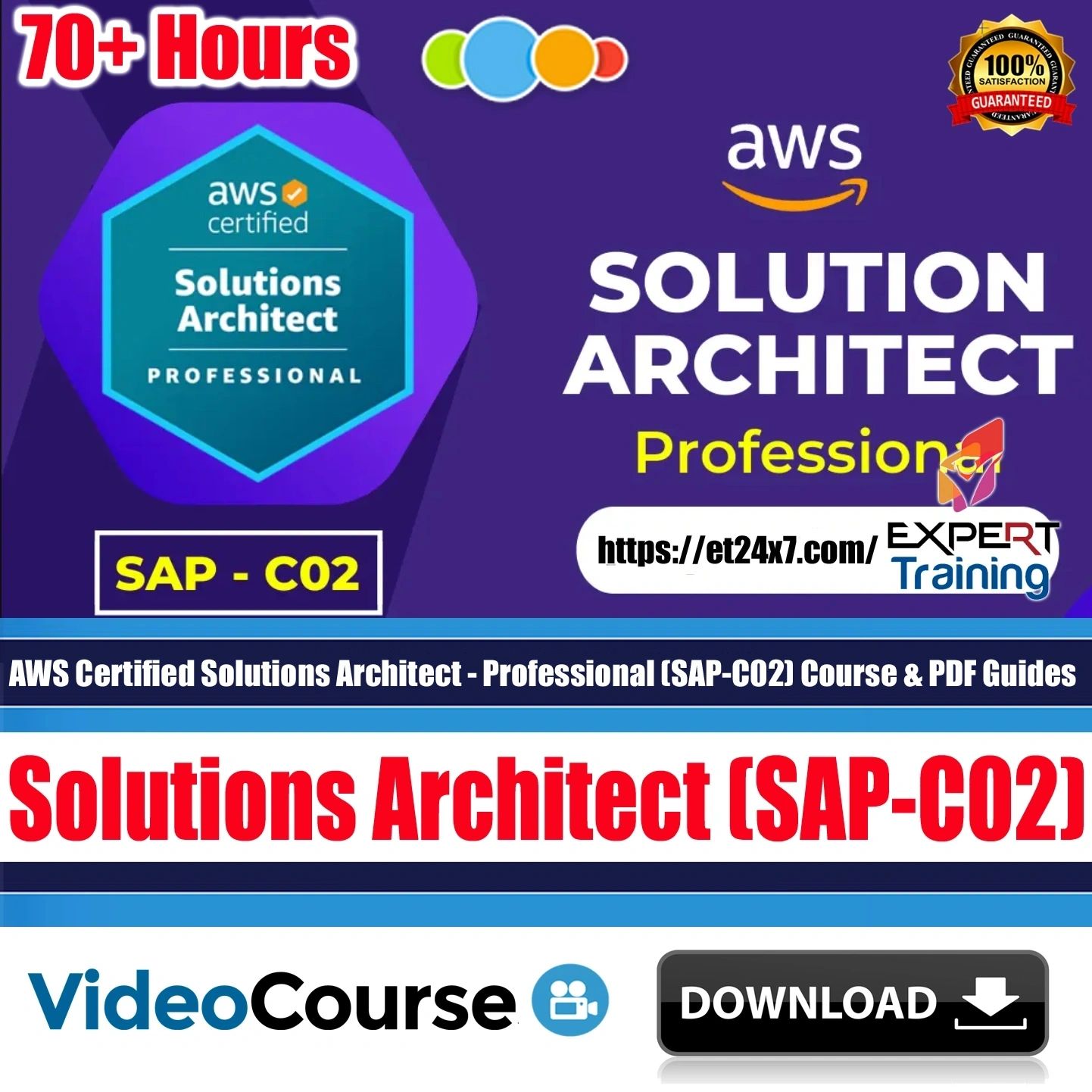 AWS Certified Solutions Architect – Professional (SAP-C02) Course & PDF Guides