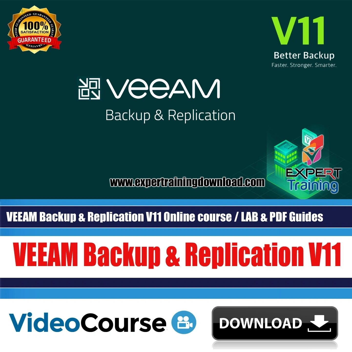 VEEAM Backup & Replication V11 course LAB Course & PDF Guides