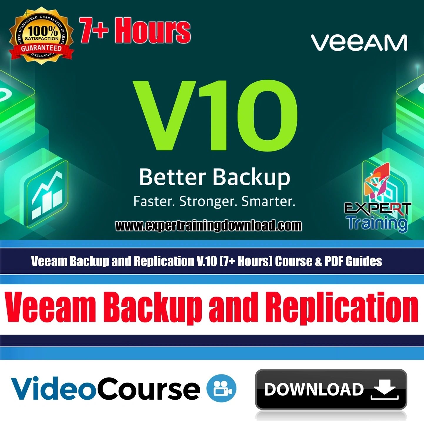 Veeam Backup and Replication V.10 (7+ Hours) Course & PDF Guides
