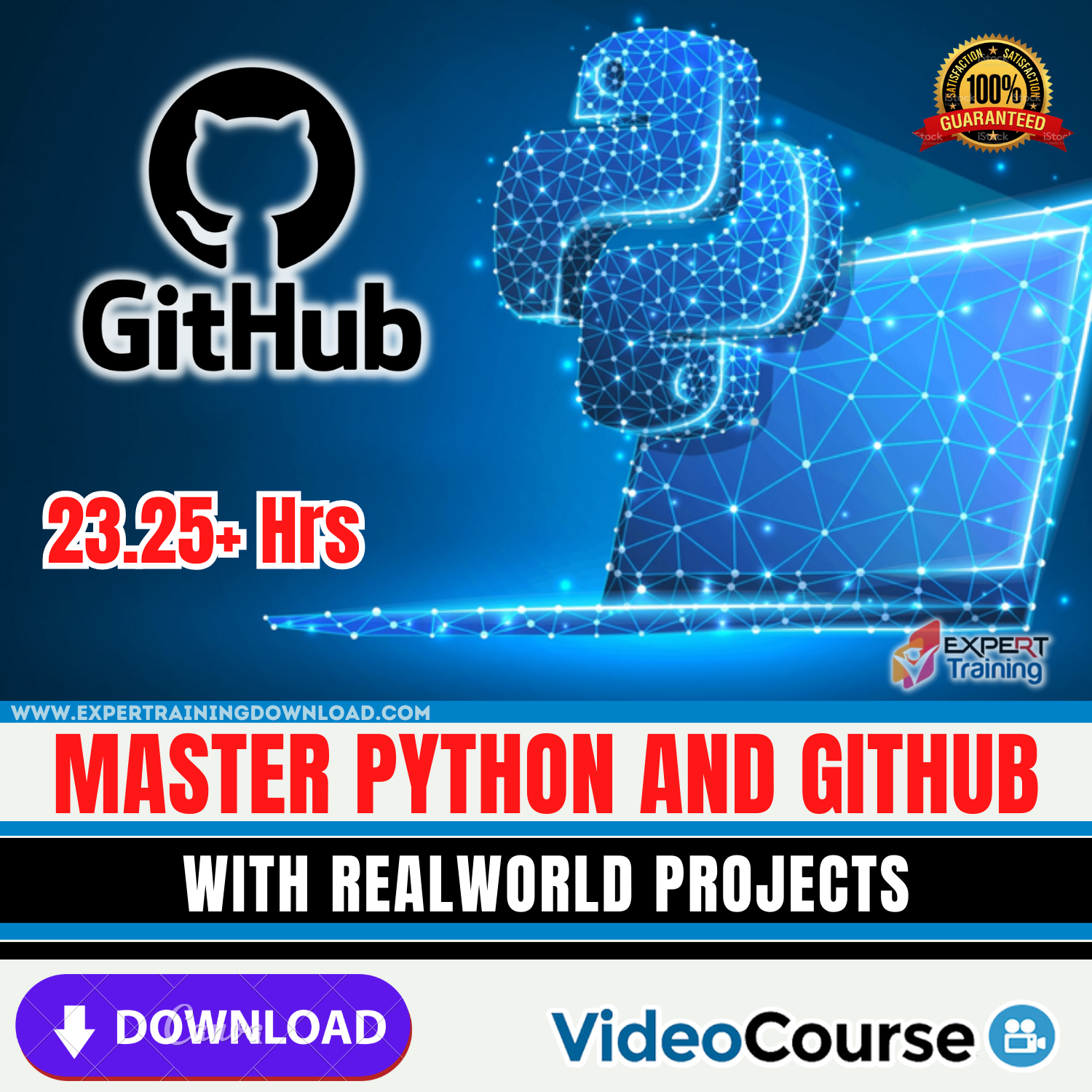 Master Python and GitHub with RealWorld Projects