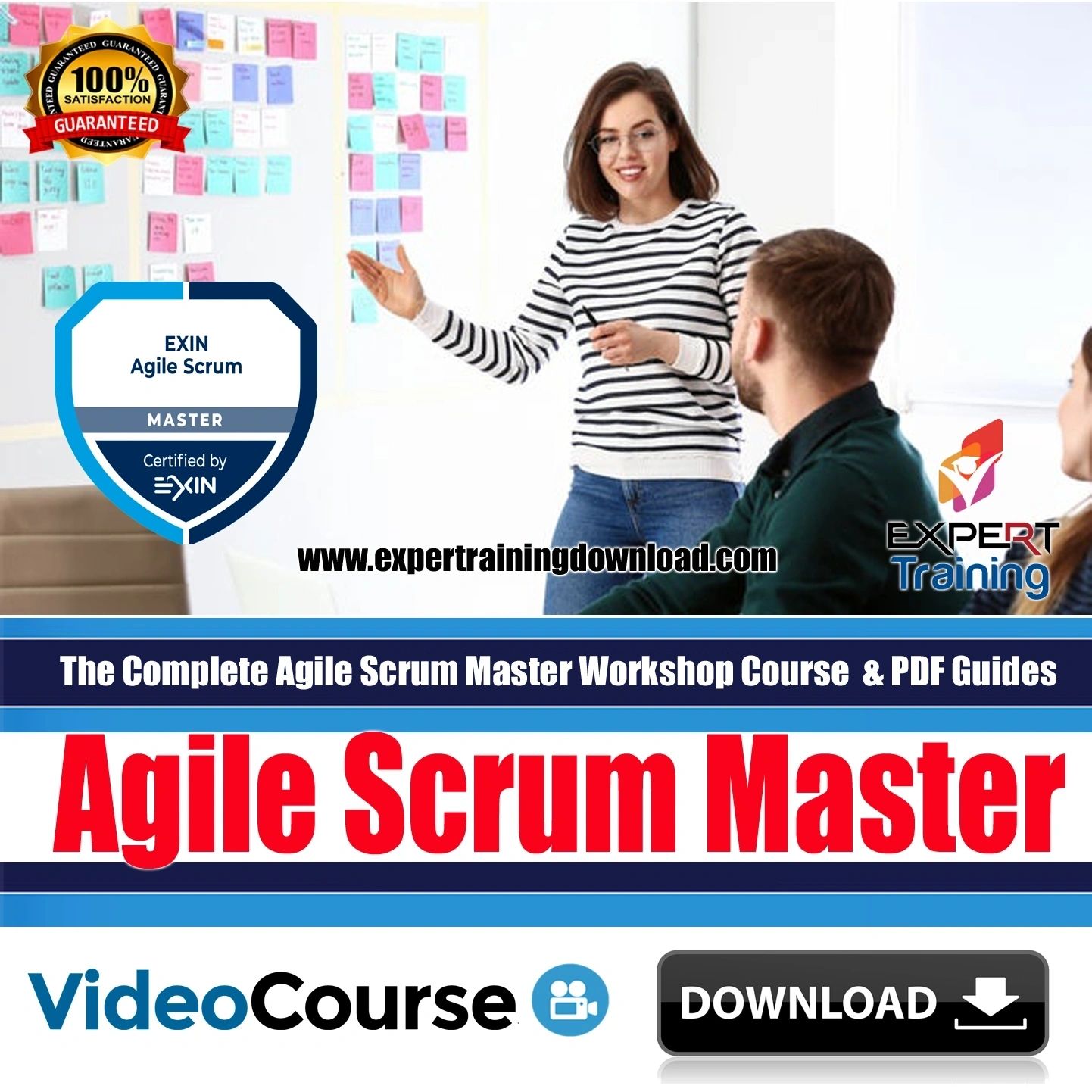 The Complete Agile Scrum Master Workshop Course & PDF Guides