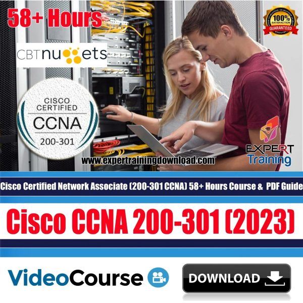 Cisco Certified Network Associate (200-301 CCNA) 58+ Hours Course & PDF Guides