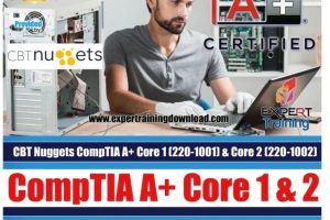 CompTIA A+ Core 1 (220-1001) Core 2 (220-1002) 35 Hours Course & PDF Guides