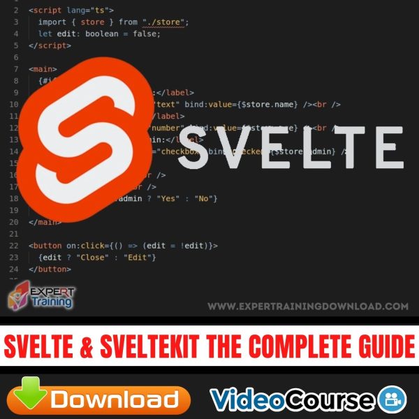 Svelte & SvelteKit The Complete Guide