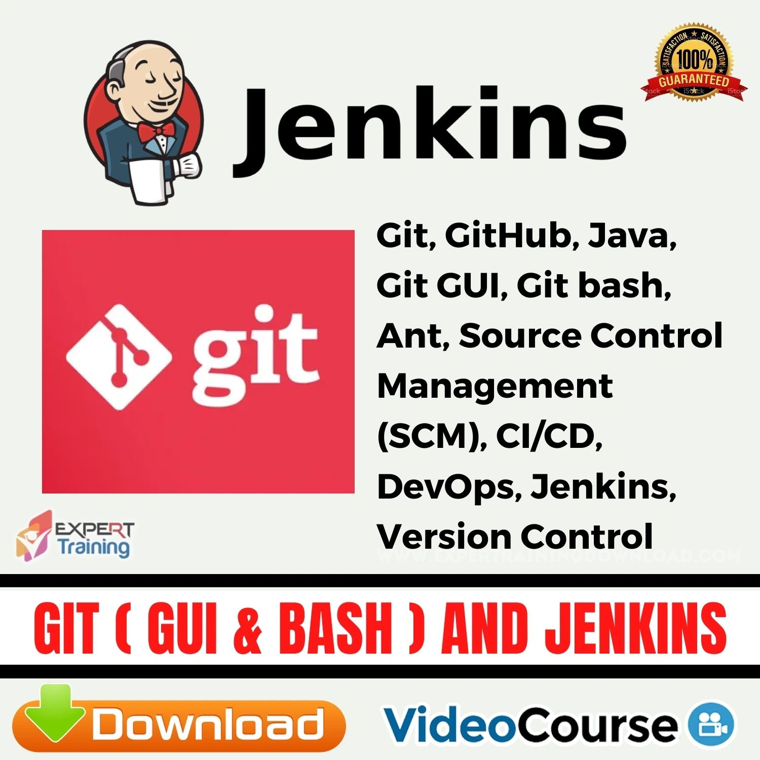 Git ( gui & bash ) and Jenkins