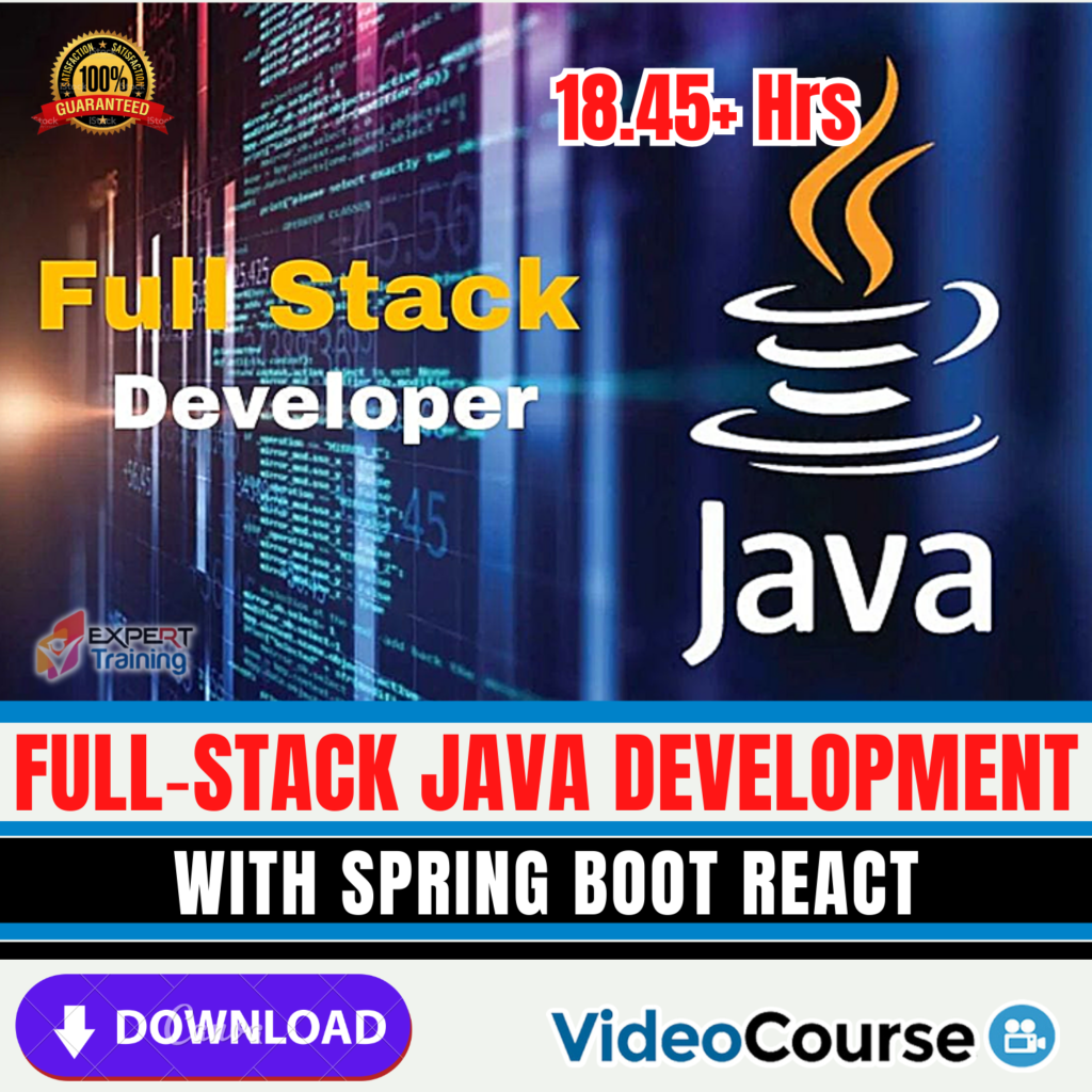 Full‑Stack Java Development with Spring Boot React - Expert Training