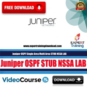 Juniper OSPF Single Area Multi Area STUB NSSA LAB Course