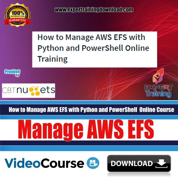 How to Manage AWS EFS with Python and PowerShell Online Course