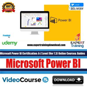 Microsoft Power BI Certification DA-100 PL-300 Exam Prep Course & PDF Guides