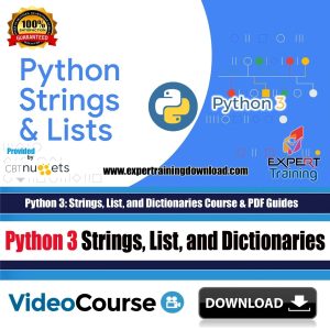 Python 3 Strings, List, and Dictionaries Course & PDF Guides