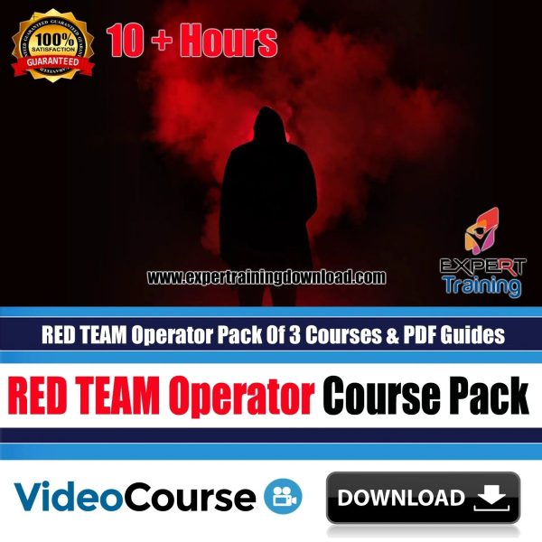 RED TEAM Operator Pack of 3 Courses (10+ Hours) & PDF Guides