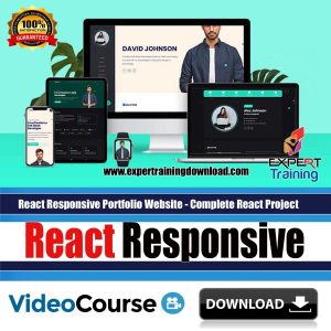 React Responsive Portfolio Website - Complete React Project Course & Guides