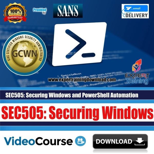 SEC 505 Securing Windows with PowerShell Training
