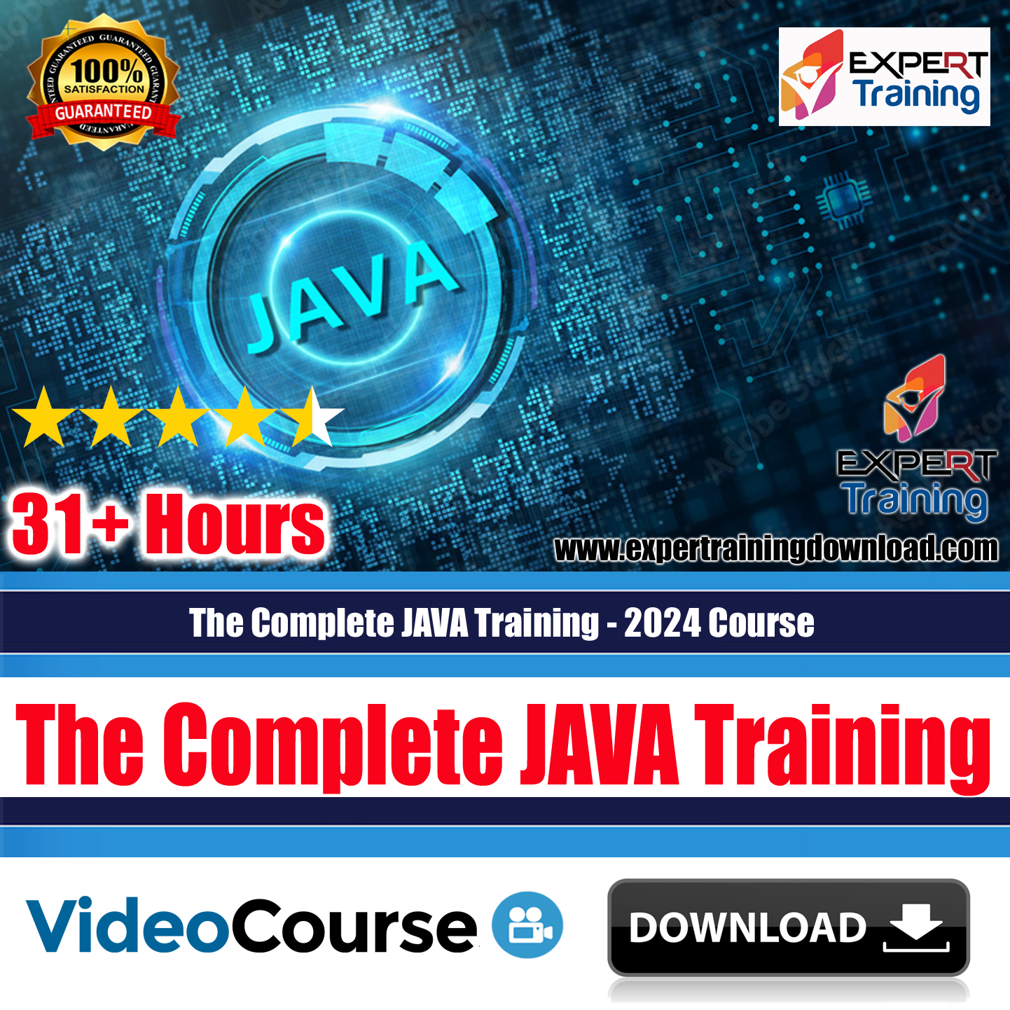 The Complete JAVA Training - 2024 Course - Expert Training