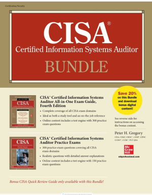CISA Certified Information Systems Auditor Bundle PDF Guides