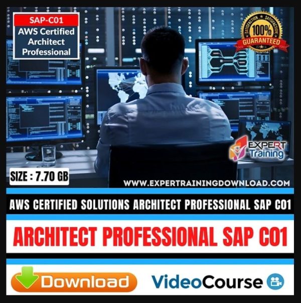 AWS Certified Solutions Architect Professional SAP C01 Pack of 2 Courses & PDF Guides