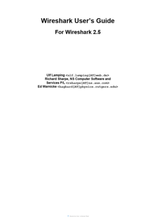 Wireshark User's Guide - for Wireshark 1.99.pdf