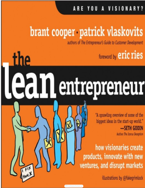 The Lean Entrepreneur: How Visionaries Create Products