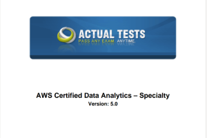 AWSCertifiedDataAnalytics-Specialty