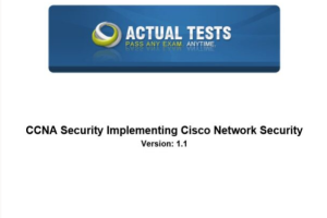 300-735 CCNA Security Implementing Cisco Network Security Version: 1.