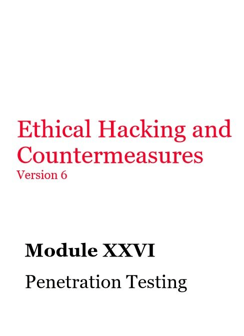 Module 26 Penetration Testing.pdf - Expert Training