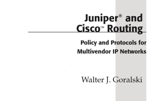 Juniper and Cisco Routing_ Policy and Protocols for Multivendor Networks-Wiley (2002)