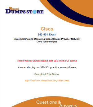 Cisco 350-501 Exam Implementing and Operating Cisco Service Provider Network Core Technologies