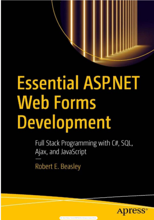Essential ASP.NET Web Forms Development-Springer (2020)