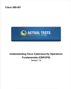 Understanding Cisco Cybersecurity Operations Fundamentals (CBROPS) Version 1