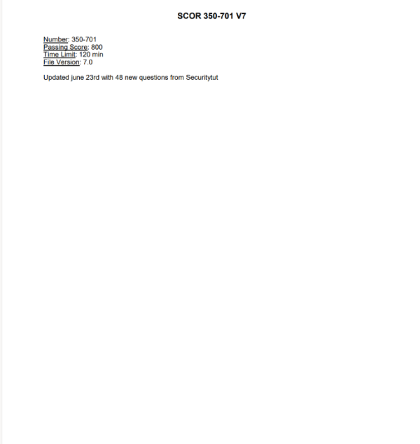 CCNP and CCIE Security Core SCOR 350-701 Official Cert Guide