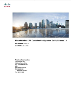 Cisco Wireless LAN Controller Configuration Guide