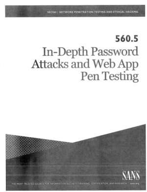 Depth Password Attacks and Web App Pen Testing