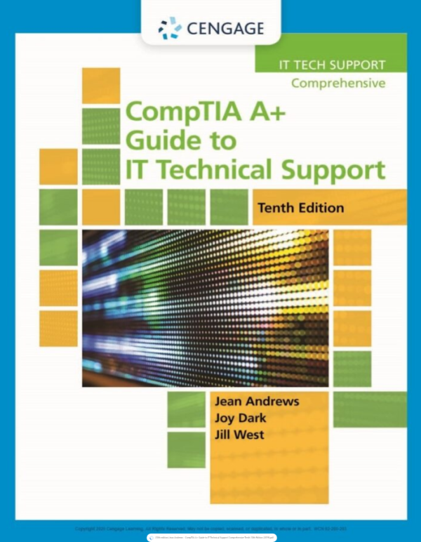 CompTIA A+ Guide to IT Technical Support Comprehensive Tenth 10th Edition (2019)
