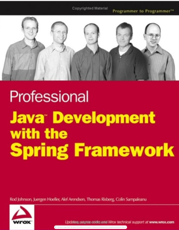 Professional Java Development with the Spring Framework