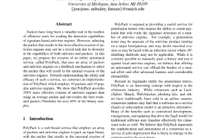 An Automated Online Packing Service for Optimal Antivirus Evasion
