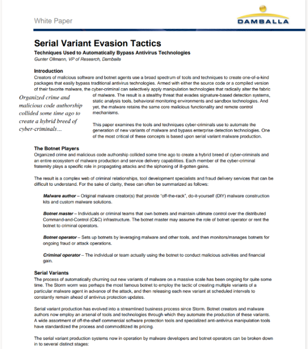 WP SerialVariantEvasionTactics