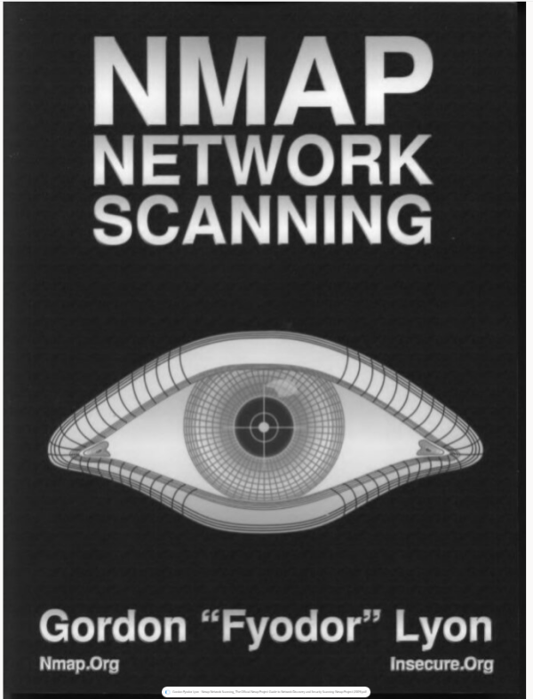 Nmap Network Scanning: The Official Nmap Project Guide to Network Discovery and Security Scanning