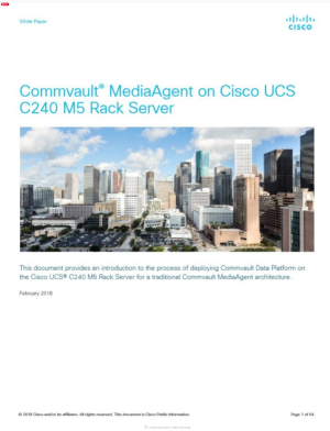 Commvault Media Agent UCS C240 M5 Rackserver