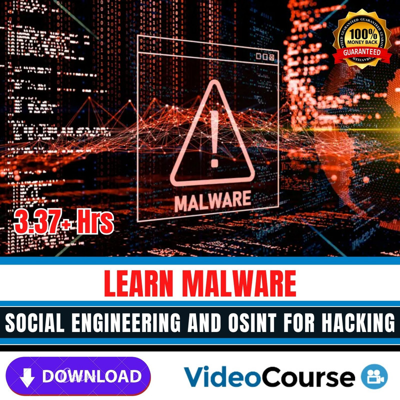 Learn Malware Social Engineering And Osint For Hacking - Expert Training